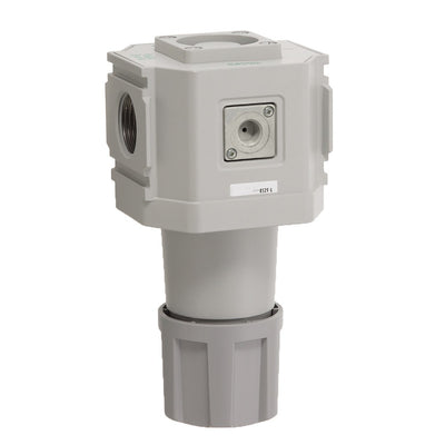 R8100-25G-W-LNT8X3 — Reverse Regulator, G1, 0.05-0.35MPa, Non-Relief, Gauge Ready, bar Display