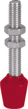 201208-SS 201208- Flat-Tip Bonded Stainless Steel Neoprene Spindle