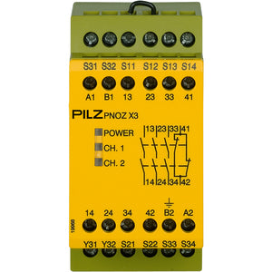 Pilz PNOZ X3 120VAC 24VDC 3n/o 1n/c 1so