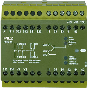Pilz PNOZ 15 24VDC 3n/o 1n/o 1n/c