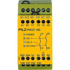Pilz PNOZ 16S 110VAC 24VDC 2n/o 2so