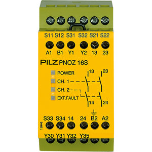 Pilz PNOZ 16S 230VAC 24VDC 2n/o 2so