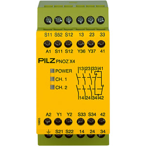 Pilz PNOZ X4 115VAC 3n/o 1n/c