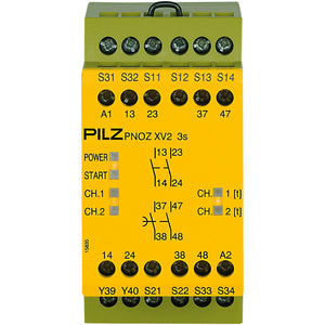 Pilz PNOZ XV2 3/24VDC 2n/o 2n/o fix