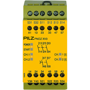 Pilz PNOZ XV3 0.5/24VDC 3n/o 2n/o t fix