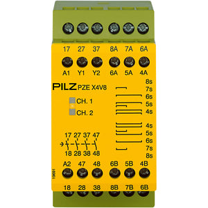 Pilz PZE X4V8 24VDC 4n/o