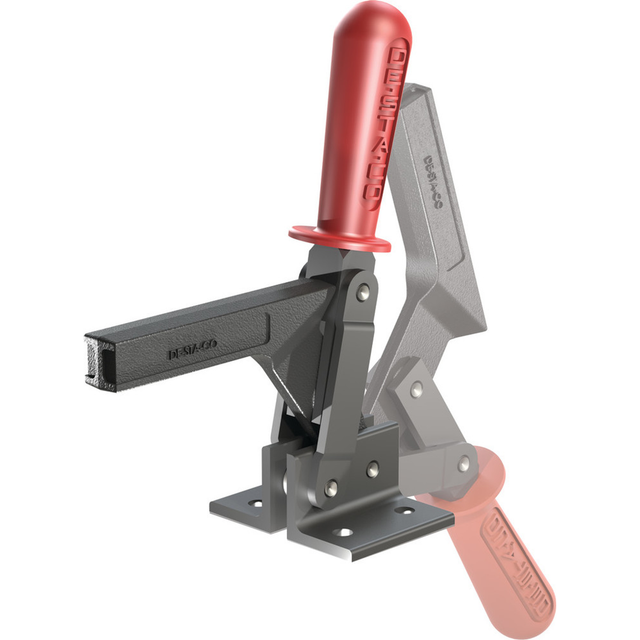 5105 650lb High Bar Vertical Hold Down Clamp Flanged Base