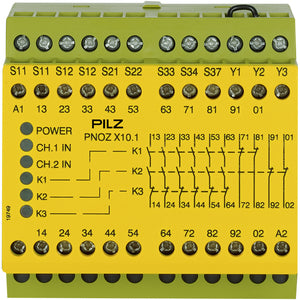 Pilz PNOZ X10.1 24VDC 6n/o 4n/c 6LED