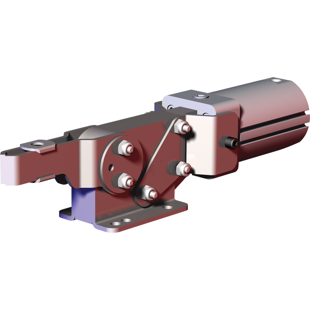 8071-UE Enclosed Pneumatic Hold Down Clamp With G-Ports