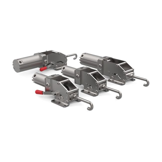 8051-H PNEUMATIC LATCH CLAMP W/HANDLE-NPT PORT
