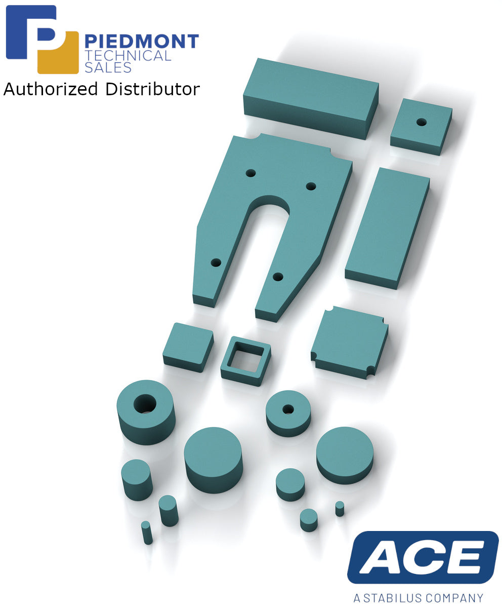 ACE Damping Pads SLAB030 to SLAB 300 Series-Piedmont Technical Sales Authorized Distributor