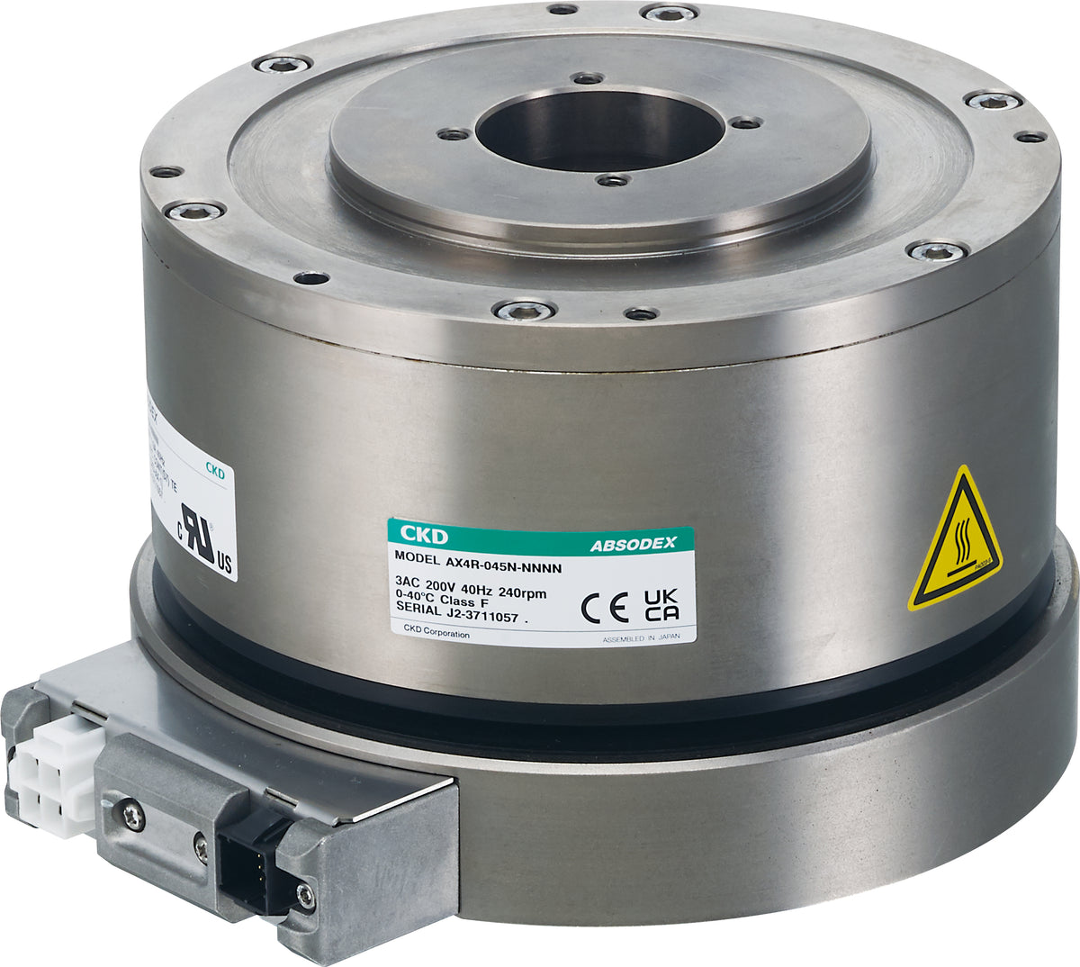 AX4R-045N-BSEB - CKD AX4R Direct Drive Motor, 45 N·m, With base, EM brake, AXD-S driver