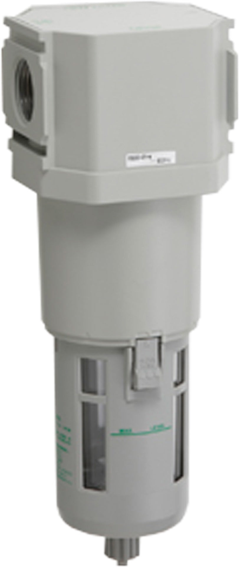F8000-25G-W-F1Y — Air Filter, G1, 0.3um, Auto-Drain NC, Polycarbonate Bowl, bar Display