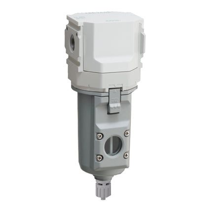 FX1004-10N-W-FM1 — Drain Separator, FX1004, NPT3/8, Auto-Drain NO, Metal Bowl w/ Drain