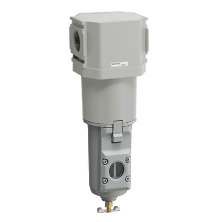 FX1037-25N-W-CM — Drain Separator, FX1037, NPT1, Manual Drain, Metal Bowl