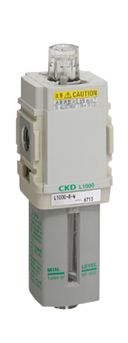 L1000-8G-W-Z — Lubricator, G1/4, Without Cock, Nylon Bowl, bar Display