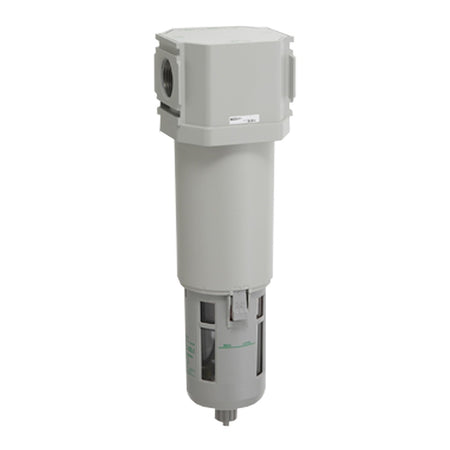 M8000-25G-W-M1XQX1 — Oil Mist Filter, G1, X-Type Deodorizing, Manual Drain, Metal Bowl w/ Drain, bar Display