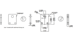 MBK-0K1 / MBK-0K1-7 — PM570KT Mounting Brackets