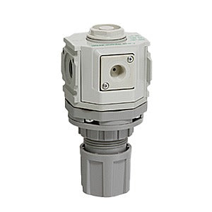 R3000-10-W-T8X1 — Regulator, Rc3/8, 0.05-0.85MPa, With Relief, Gauge Ready