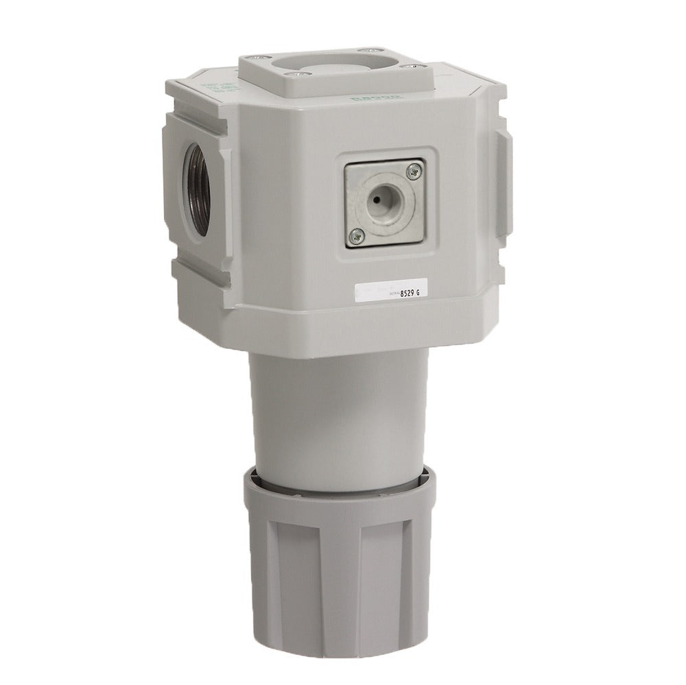 R8100-25G-W-LNT8X3 — Reverse Regulator, G1, 0.05-0.35MPa, Non-Relief, Gauge Ready, bar Display