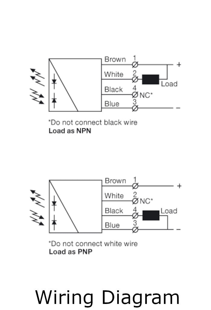 Telco Sensors SMP7601TSJ Diffuse Proximity-wiring diagram