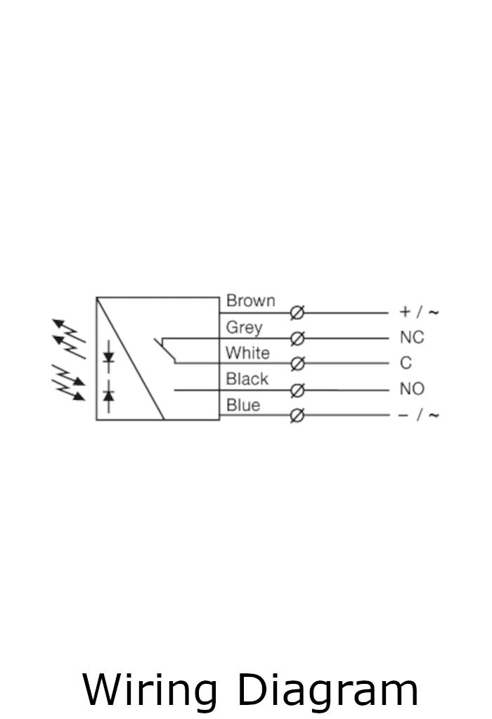 Telco Sensors SPP29035 DIffuse Proximity-Wiring DIagram