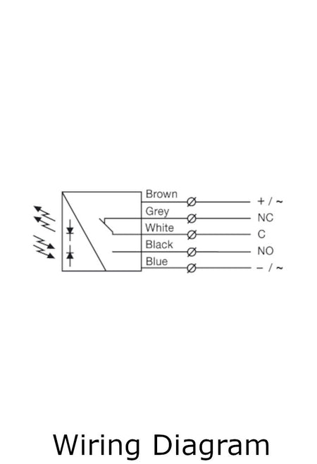 Telco Sensors SPP29035 DIffuse Proximity-Wiring DIagram