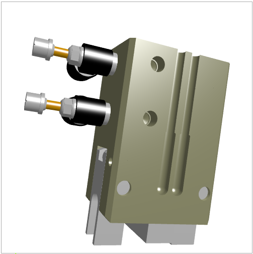 RA-90M-V 2 Jaw Angular Cam Driven Gripper