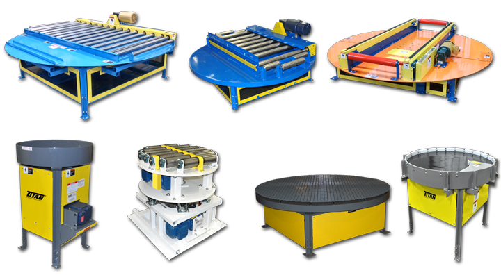 Titan Conveyors- Powered Turntable Conveyors-Piedmont Technical Sales
