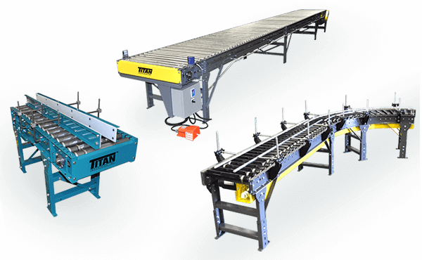 Titan Conveyors-Belt Driven Live Roller COnveyors -Piedmont Technical Sales